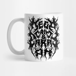 Keep Calm - Grunge Aesthetic - 90s Black Metal Mug